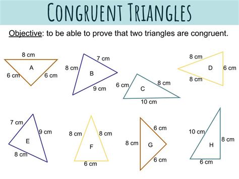 Identifying Congruent Triangles